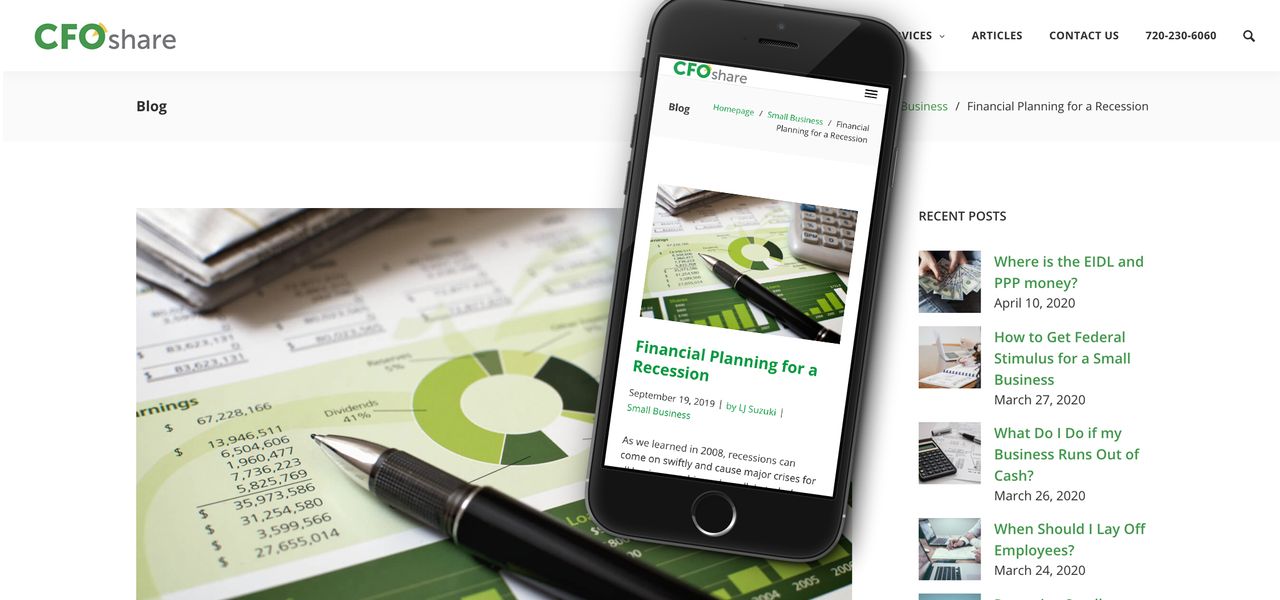 CFOshare's wordpress articles about finance