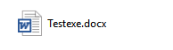 Test[u202e]xcod.exe is an exe file with word-like icon