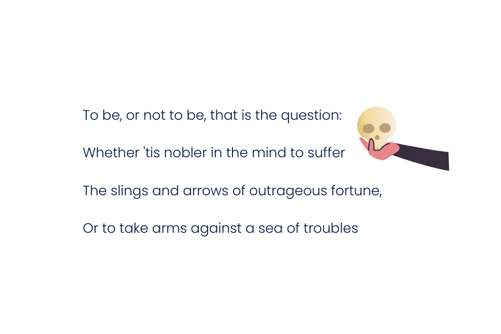To be or not to be by William Shakespeare