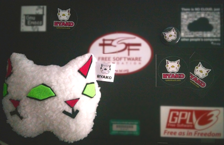 Picture of the merch which I got from Ryako.