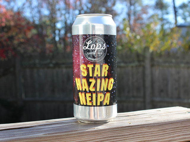 Star Hazing, a New England IPA brewed by Lops Brewing