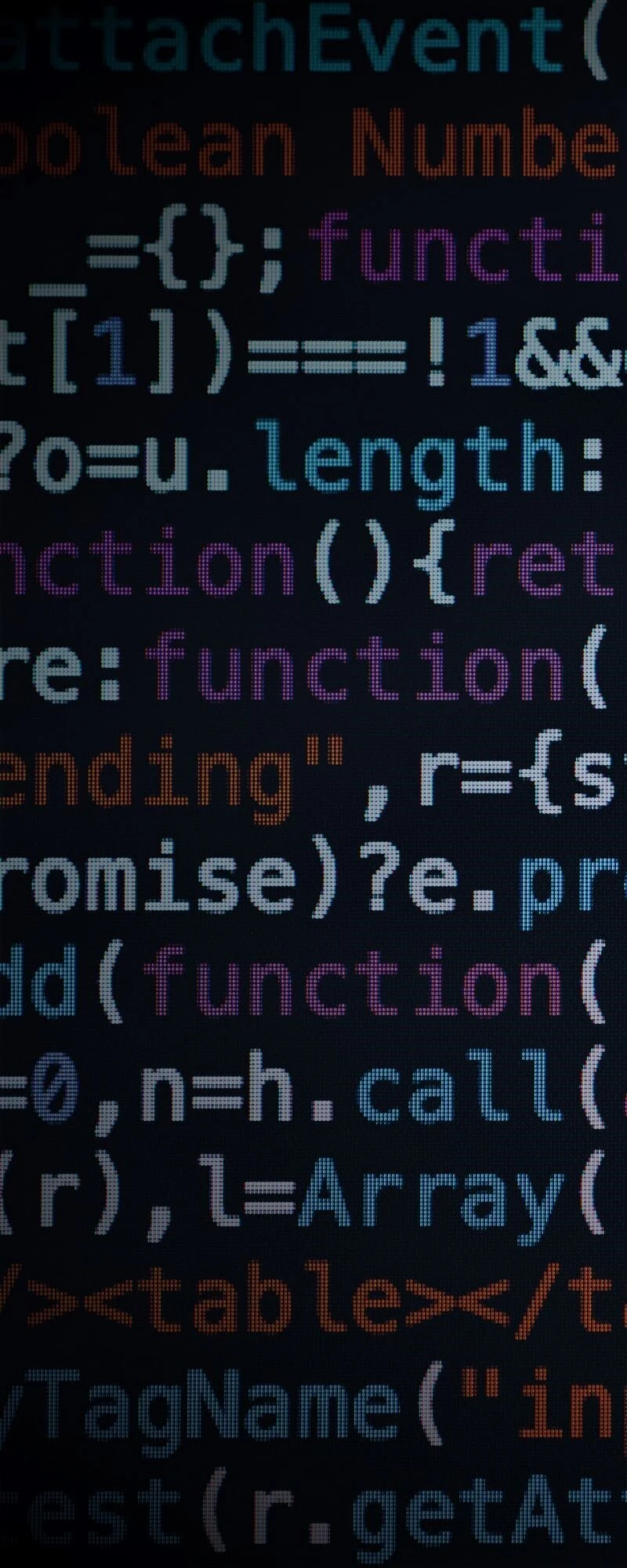 image of a programming code