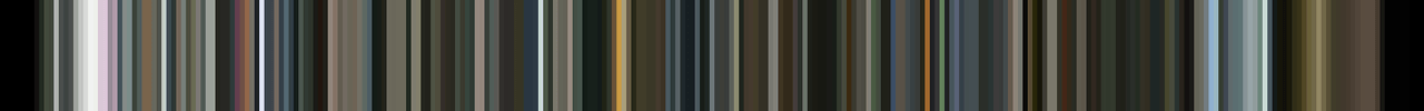 A barcode of colors from the vid Subterranean Homesick Blues