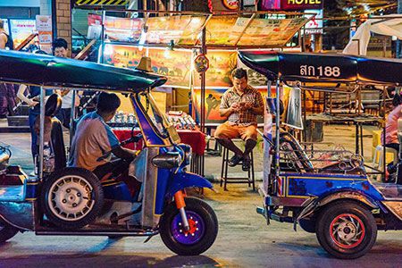 Tuk-Tuk Drivers in Bangkok