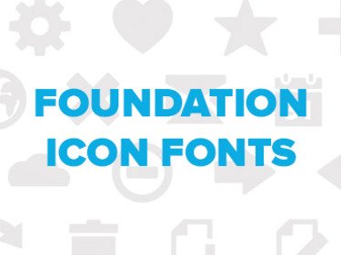 Foundation icons