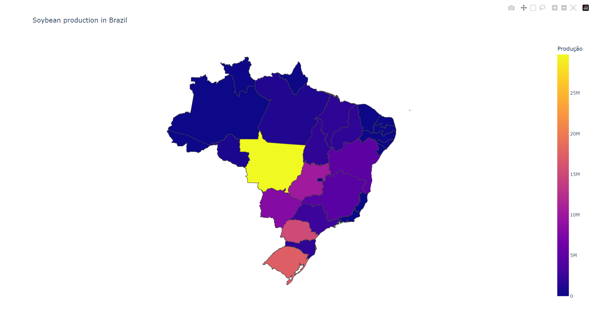 Choropleth Maps With Locationmode - Brazil