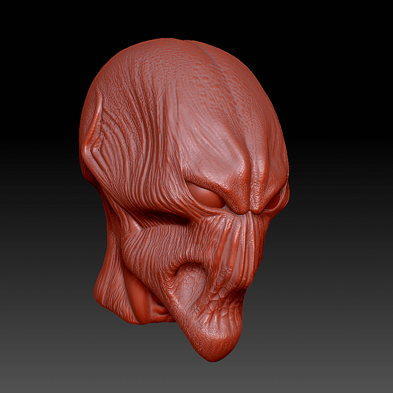 Alien Head Sketch