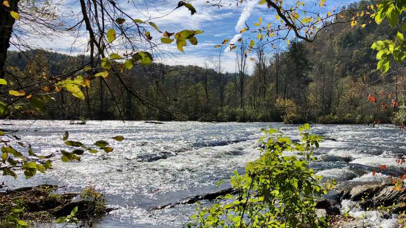 Rapids on the Hiwassee River