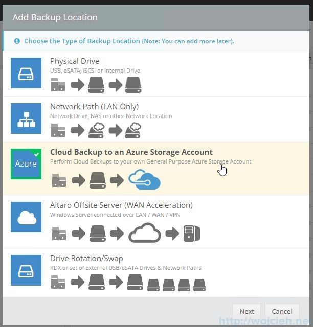 Send VMware backups to the cloud - Altaro Offsite Copies to an Azure Cloud Storage - 6