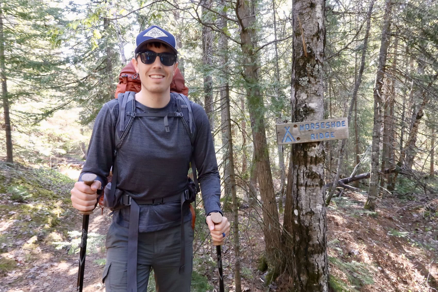 Our campsite for the night