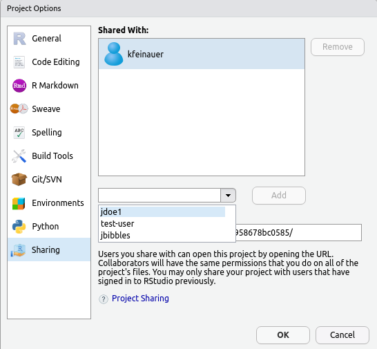 Project Sharing