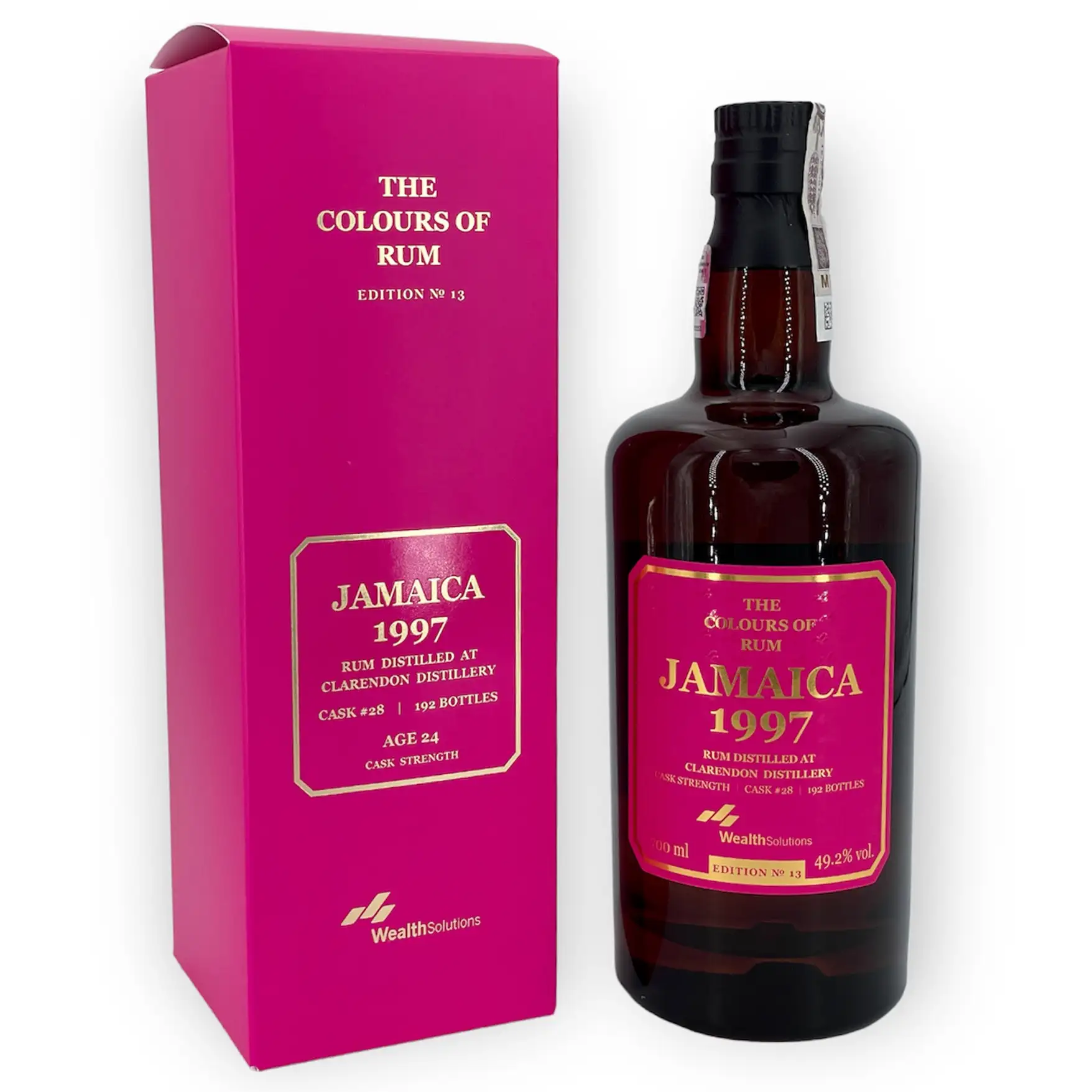 Image of the front of the bottle of the rum Jamaica No. 13