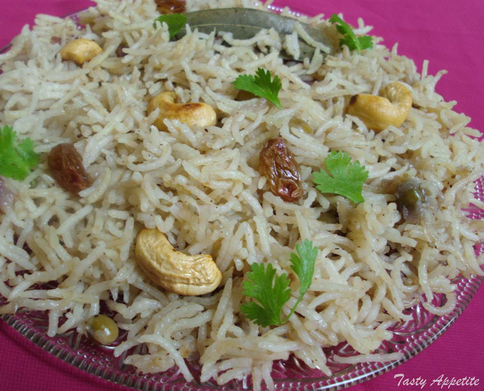 Ghee Rice Nei Choru Tasty Appetite