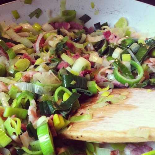 Bacon+leek