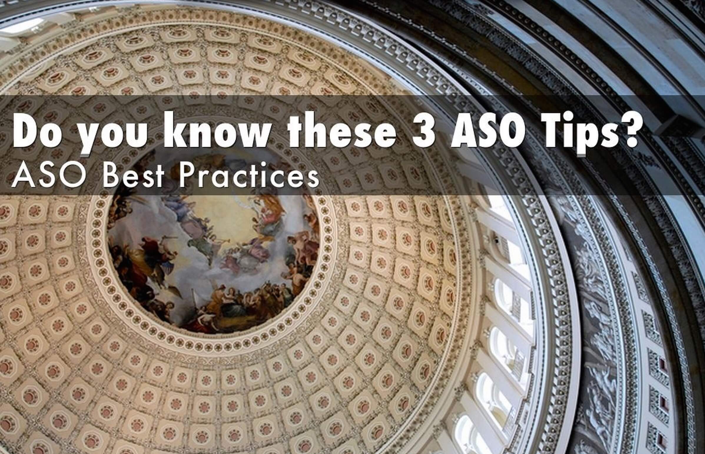 Do you know these 3 ASO Strategies? - Slides