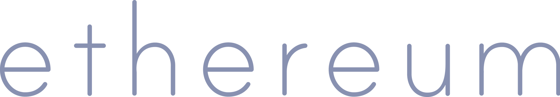 Mot-symbole ETH (violet)