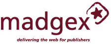 Madgex logo.