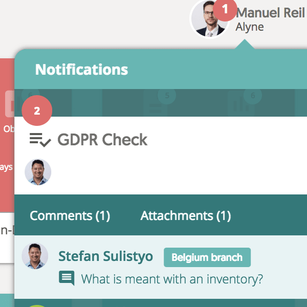 Realtime notifications Realtime notifications