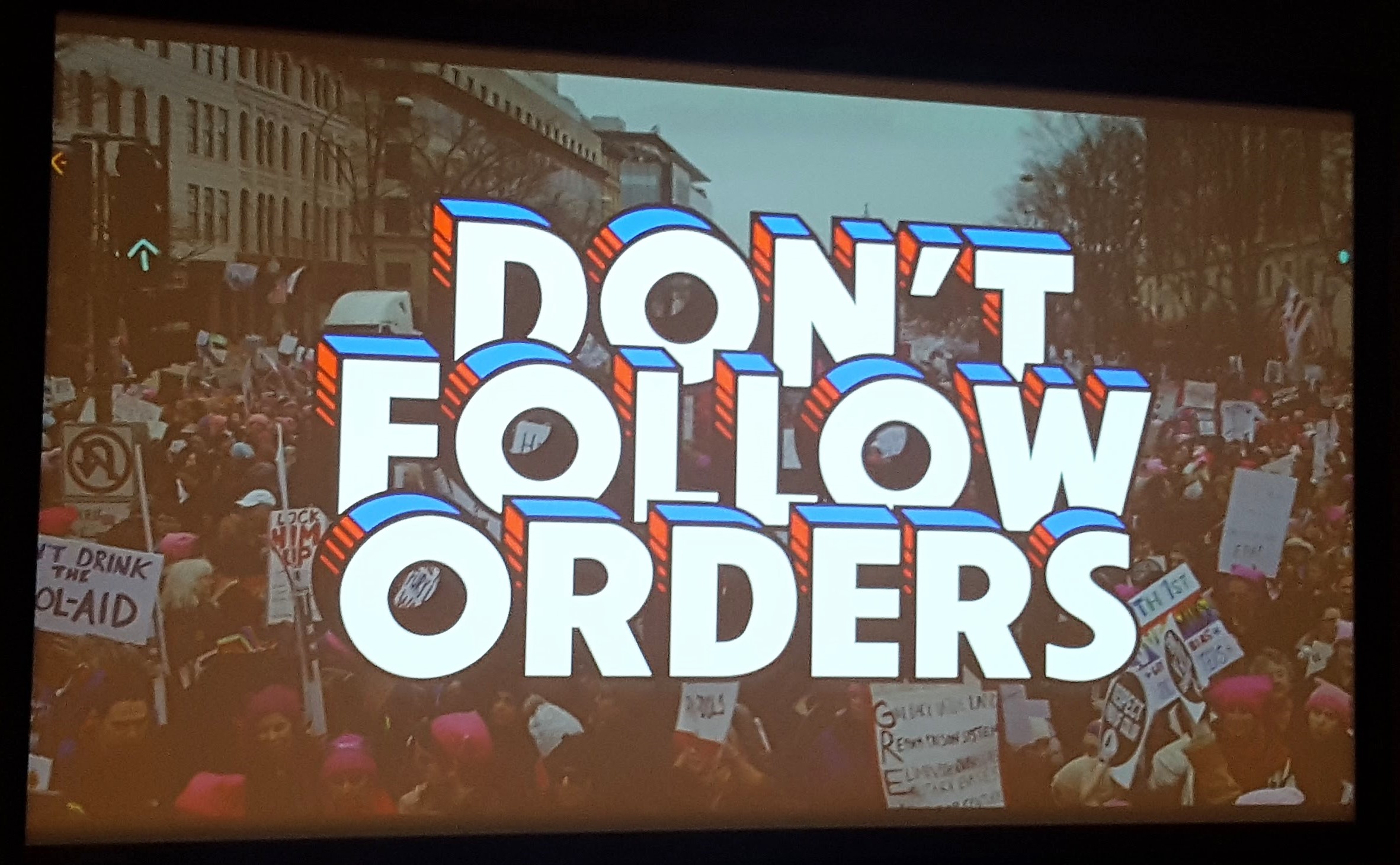 Don't follow order slide