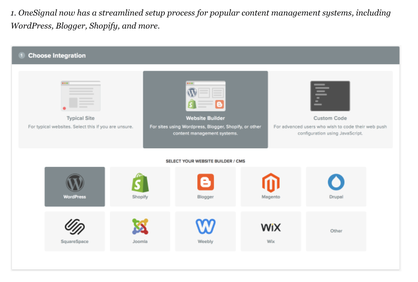 App screenshot for OneSignal 1