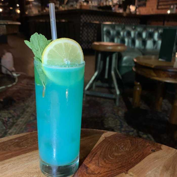 Belgian Blue Cocktail