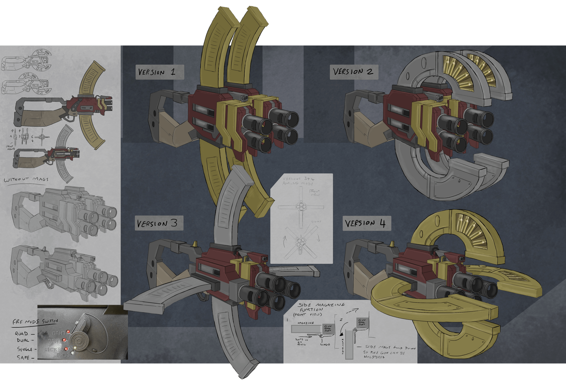 Soldier and Death: Weapon Developments