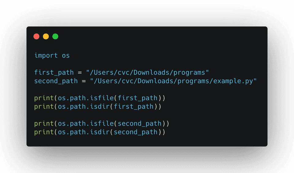 How to check if a path is file or directory in Python CodeVsColor