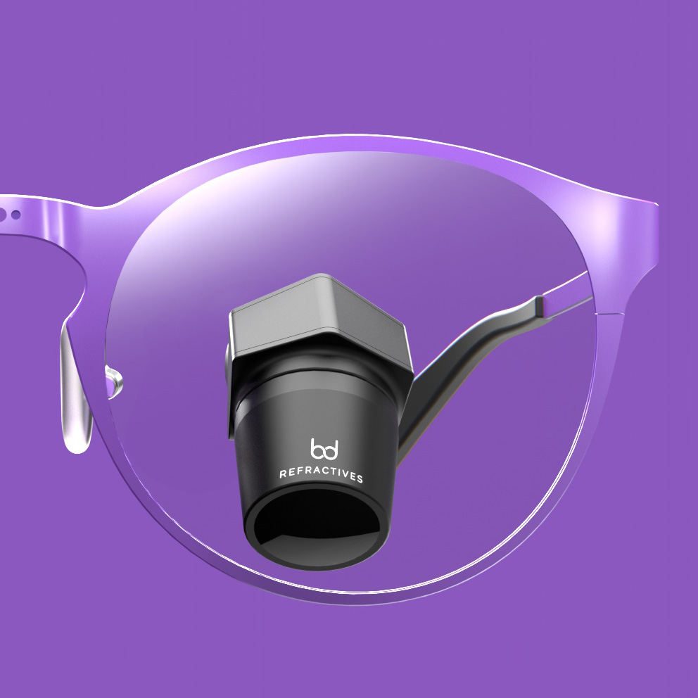 Electric Purple 2.9x Refractives Right Lens