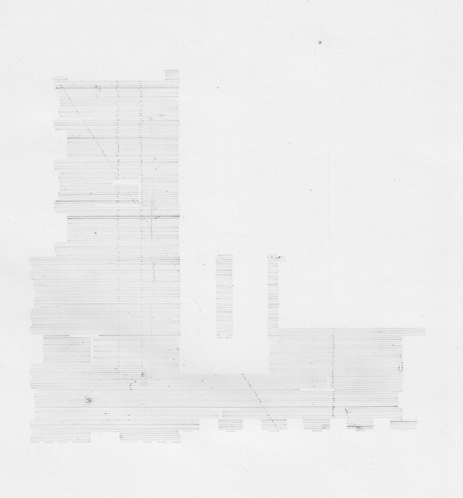 Railing Study / Graphite on Paper