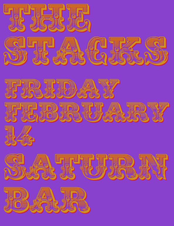 Stacks played the Saturn Bar on Valentines Day.