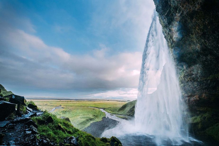 Wasserfall, Seljalandsfoss, Island