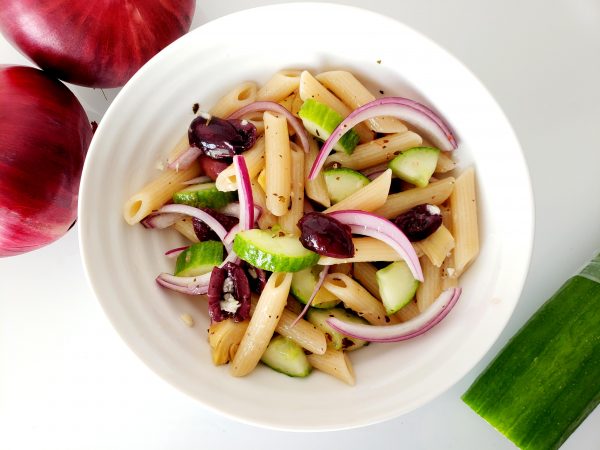 Loaded Greek Pasta Salad Recipe Loaded Greek Pasta Salad