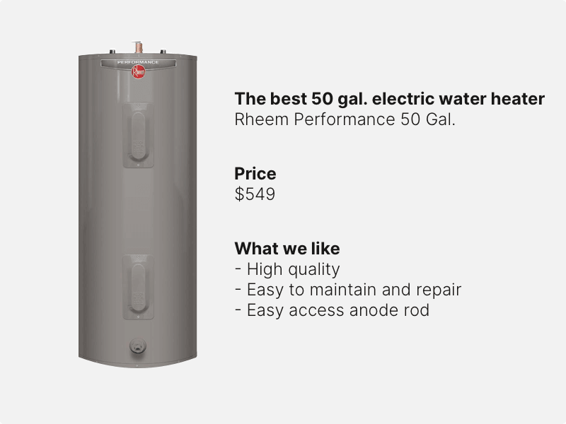 best 40 gallon electric water heater