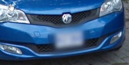 plate blurred