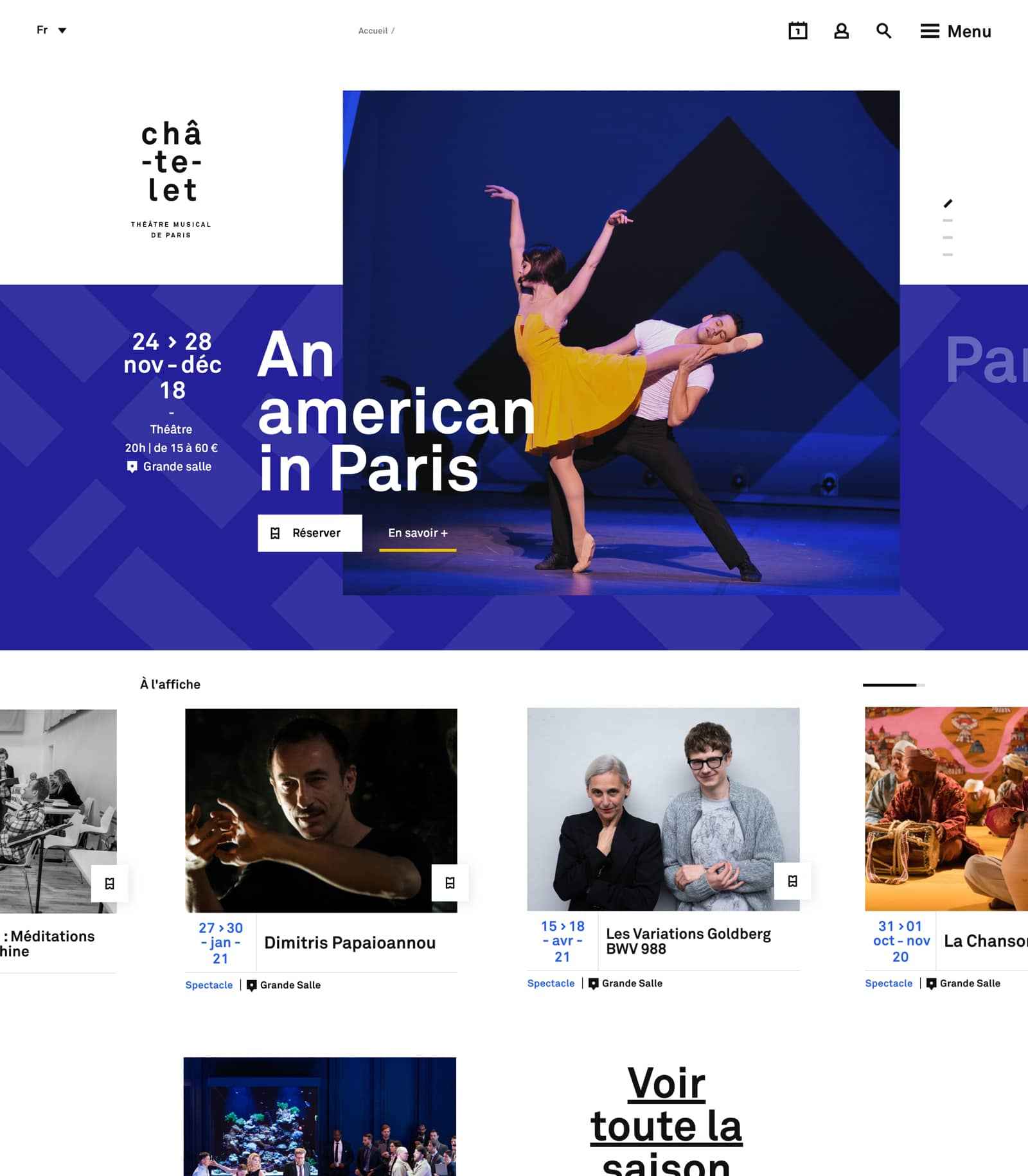 Homepage header