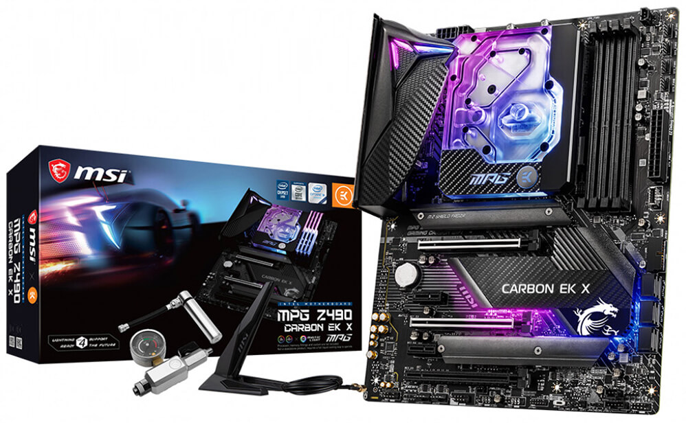 The MPG Z490 Carbon EK X motherboard by MSI; Announced Â» Perfect Tech