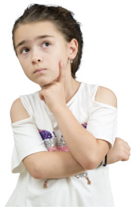 Thinking girl