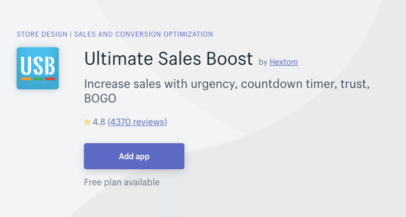 Ultimate sales boost banner