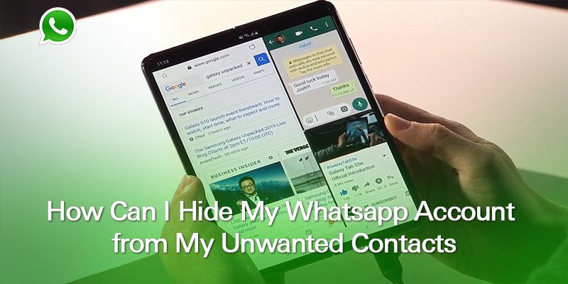 How Can I Hide My Whatsapp Account from My Unwanted Contacts? - Covve