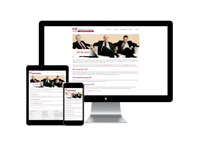Bild von Website der FR Recruitment GmbH