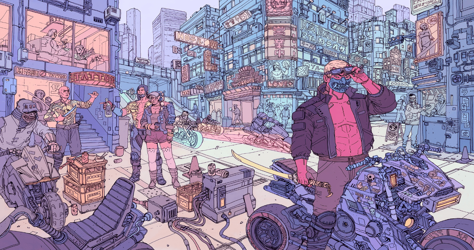 Cyberpunk City Filler