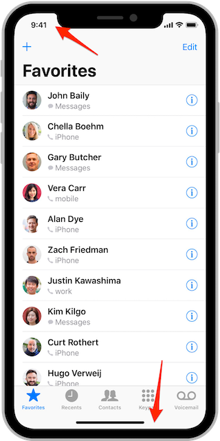 iOS gesture-based navigation