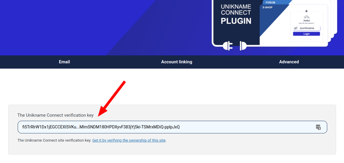 Unikname Connect trust certificate example