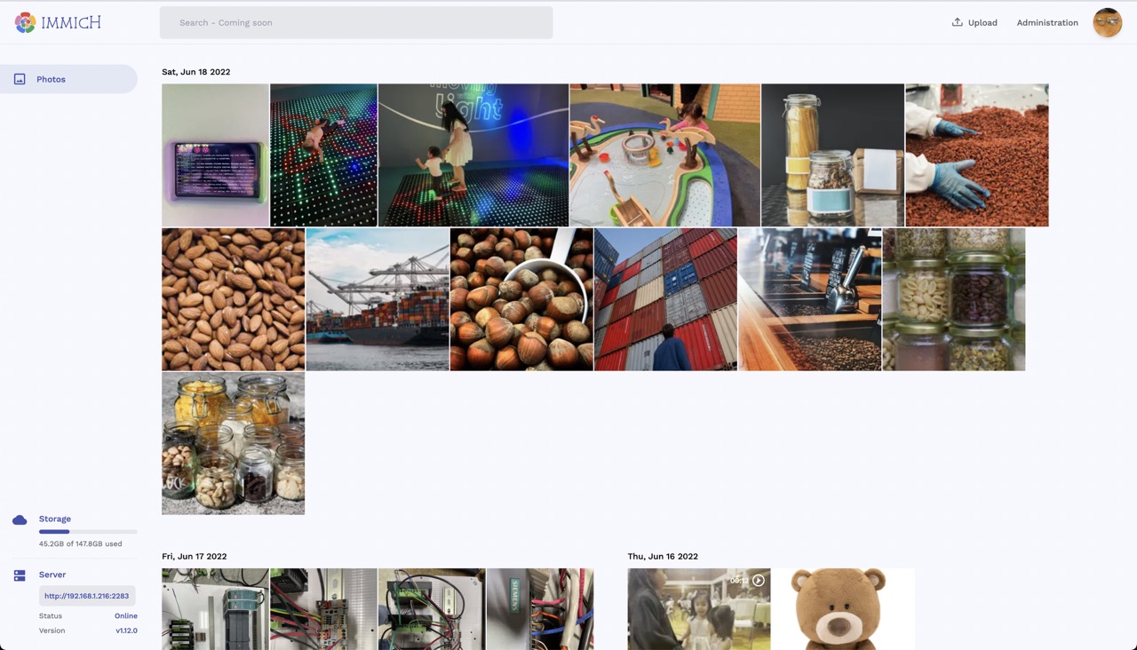 Review / Immich V1.19.1 - A Self-hosted Google Photos Alternative |・∀・