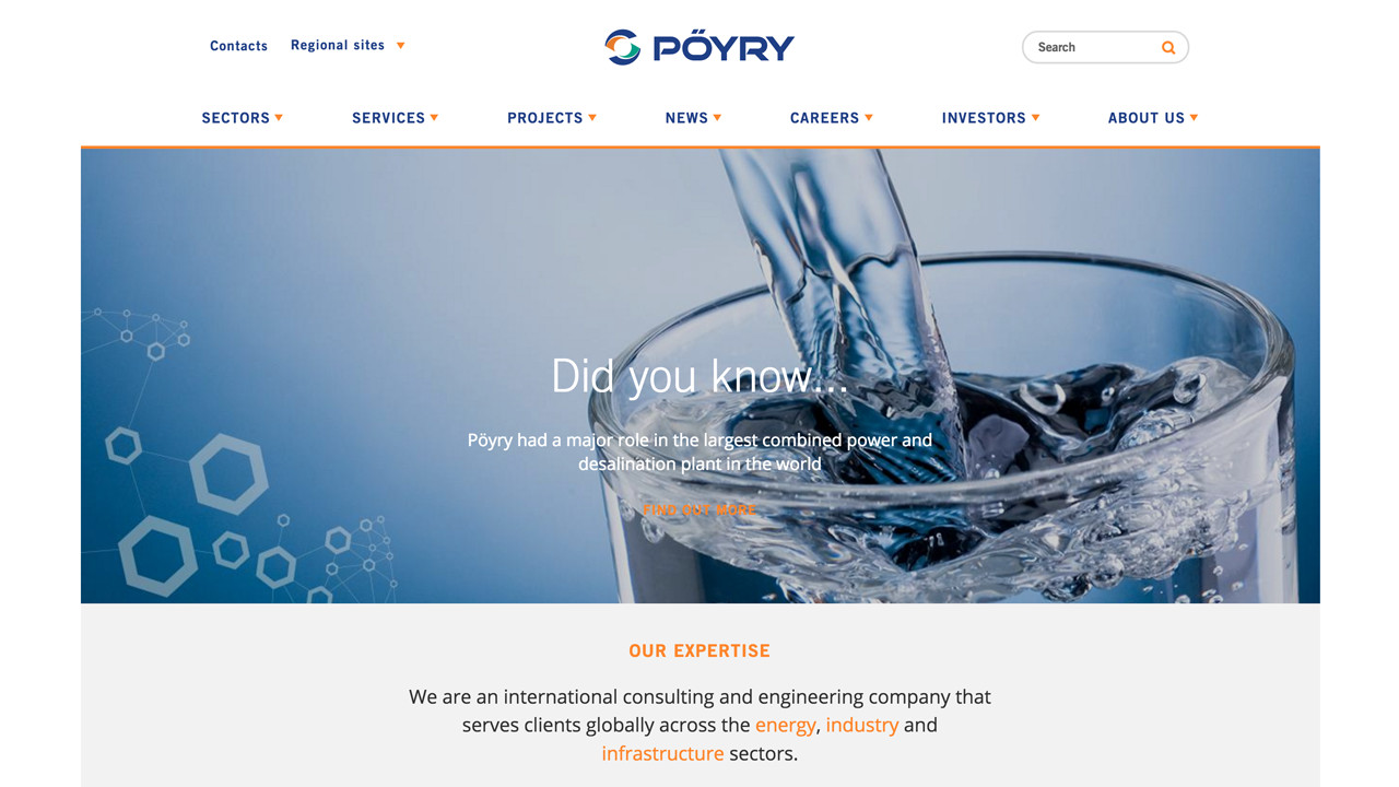 Pöyry website