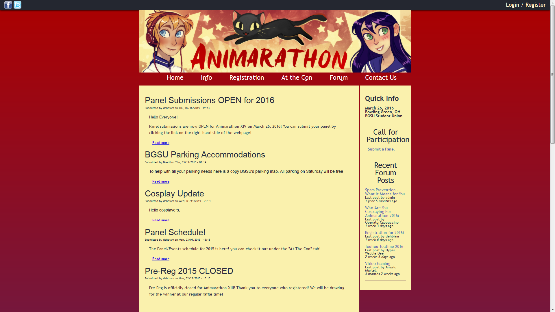 The Animarathon Website.