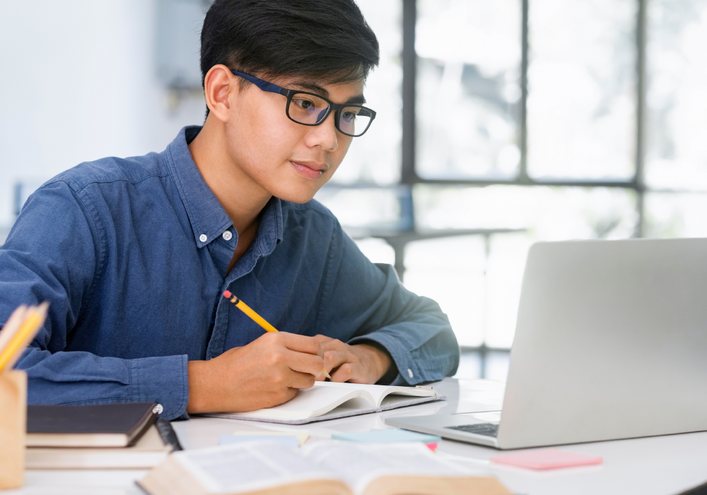 Student Studying