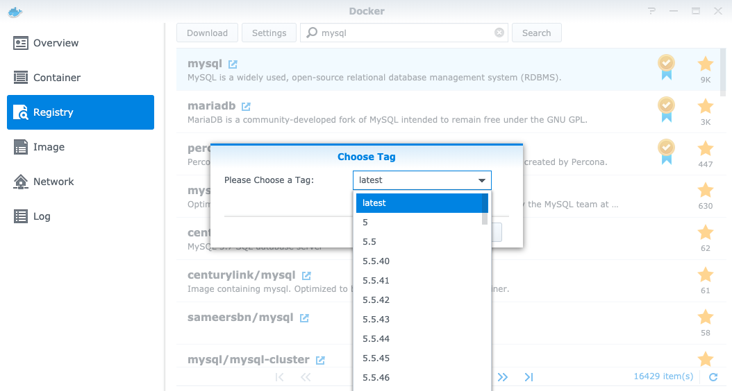 Docker Image Download from Registry