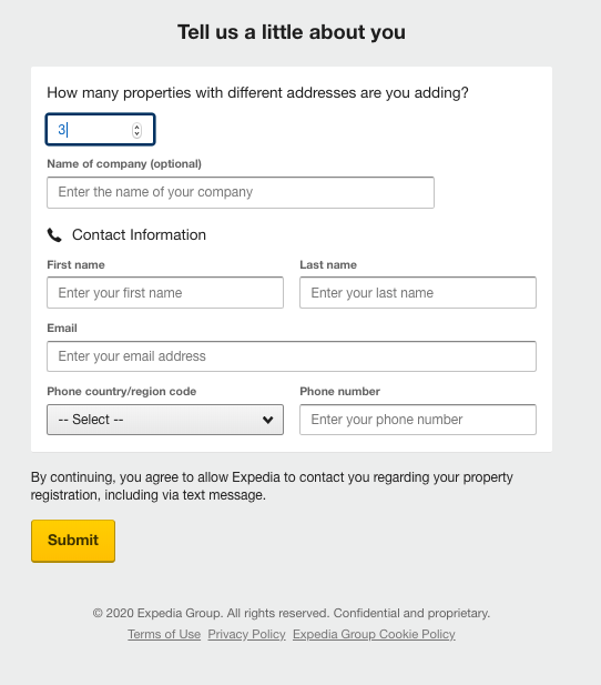 Expedia email kontakt