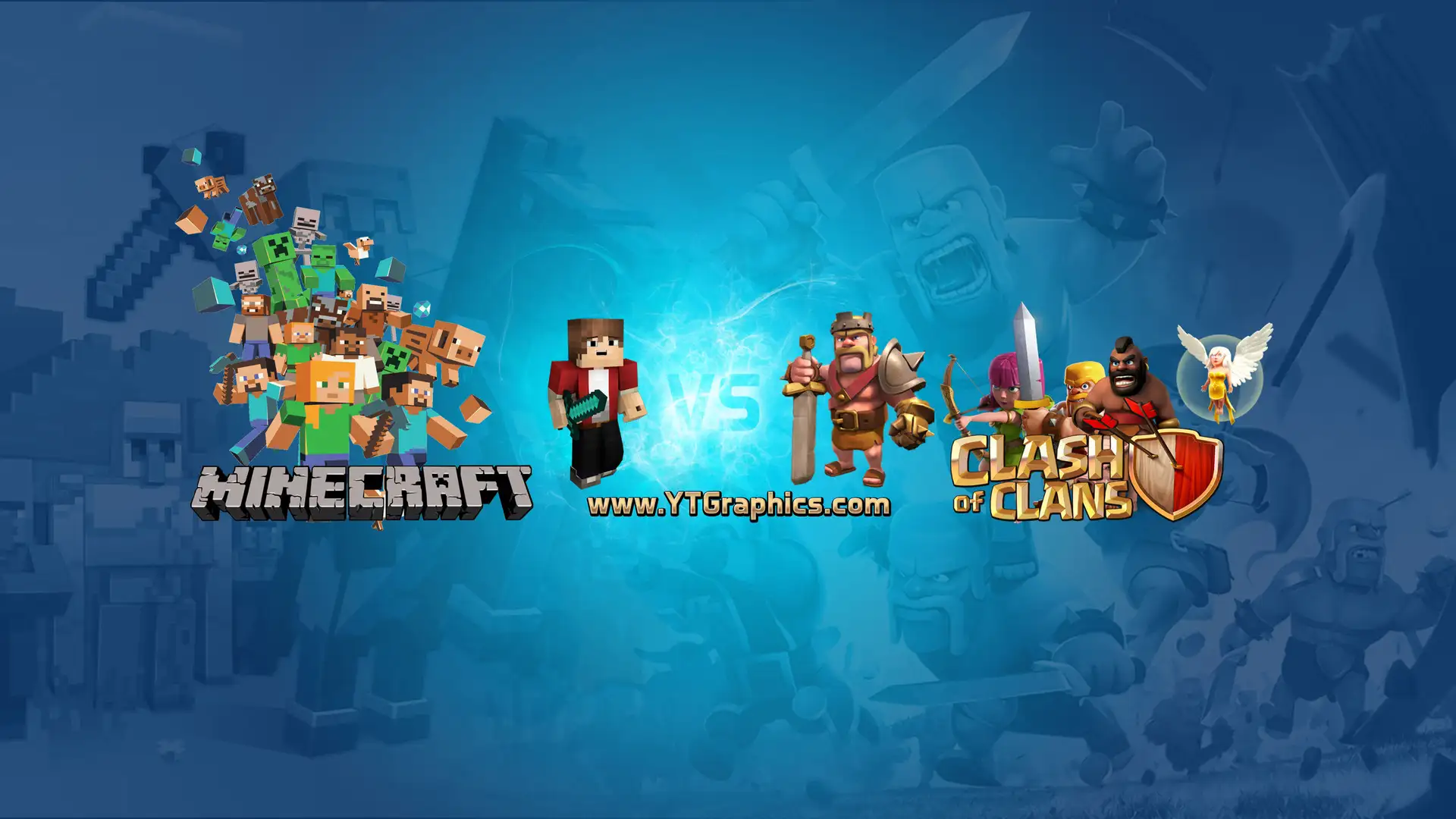 Minecraft, Clash of Clans Banner